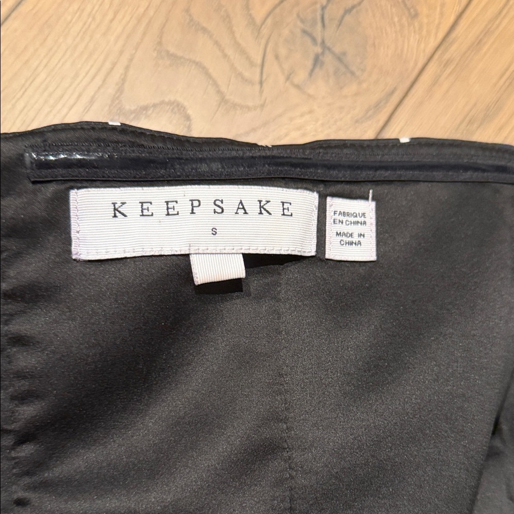 KEEPSAKE the Label Black Strapless Pinstripe Romper - Picture 5 of 5